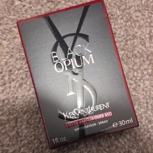 Yves Saint Laurent Black Opium EDP Over Red